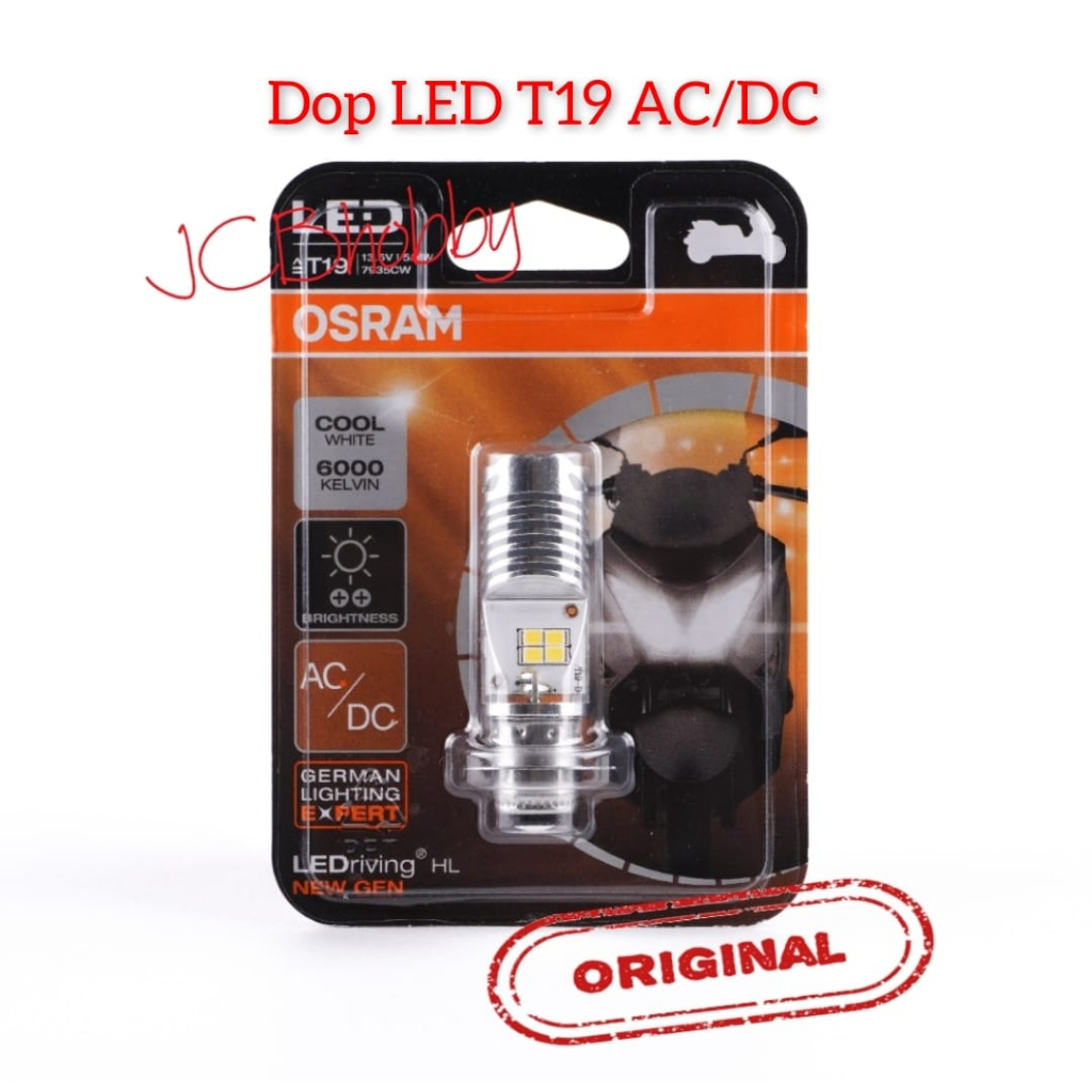 Jual Dop Depan Bebek Matic Led T Original Osram Ac Dc Shopee Indonesia