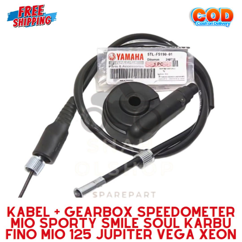 Jual Paket Kilometer Gear Box Kabel Speedometer Mio Sporty Smile Soul