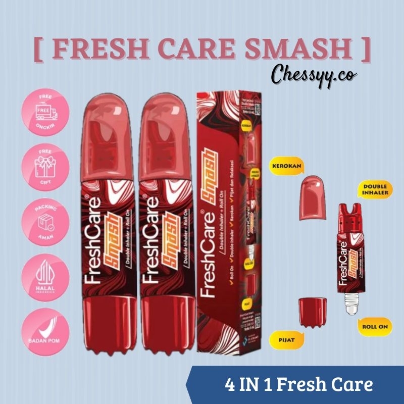 Jual Siap Kirim In Freshcare Smash Double Inhaler Roll On