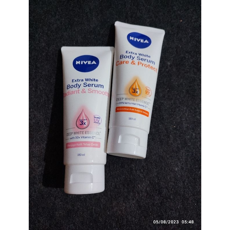 Jual Nivea Extra White Care Protect Body Serum 180ml Shopee Indonesia