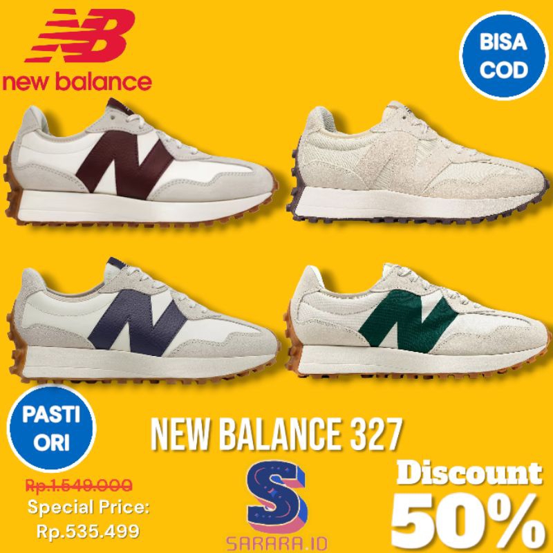 Jual New Balance 327 Angora Sea Salt Original BNIB 100 Shopee Indonesia