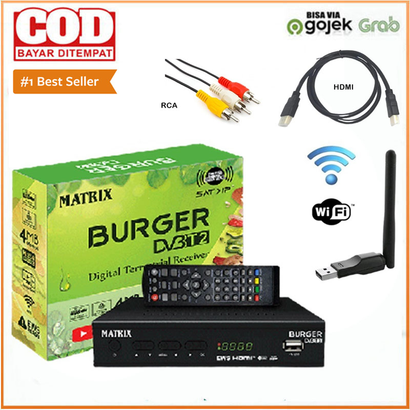 Jual Set Top Box Matrix Burger Dvb T Digital Receiver Shopee Indonesia