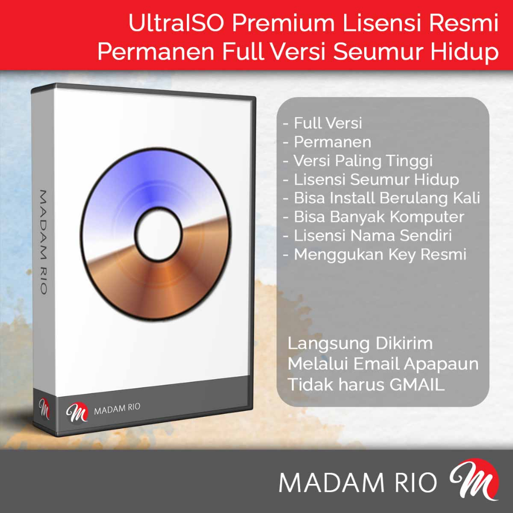 Jual UltraISO Atau Ultra ISO Lisensi Resmi Nama Sendiri UltraISO