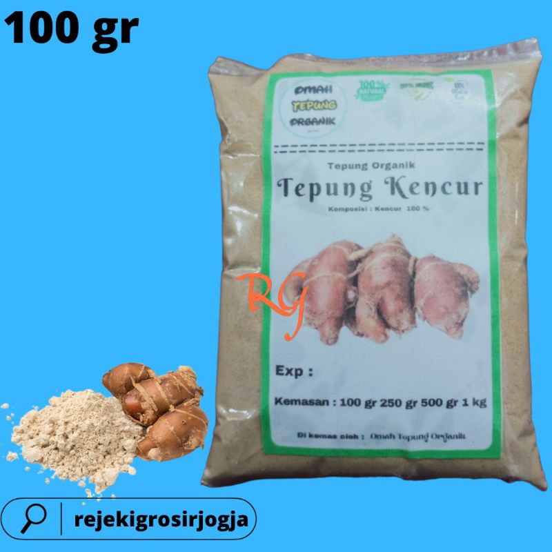 Jual Tepung Kencur Kemasan Gram Bubuk Kencur Kemasan Gram