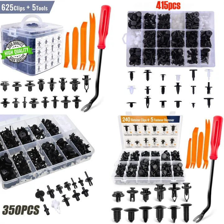 Jual 620pcs Baut Clip Universal 415pcs Klip Baud Body Mobil Rivet