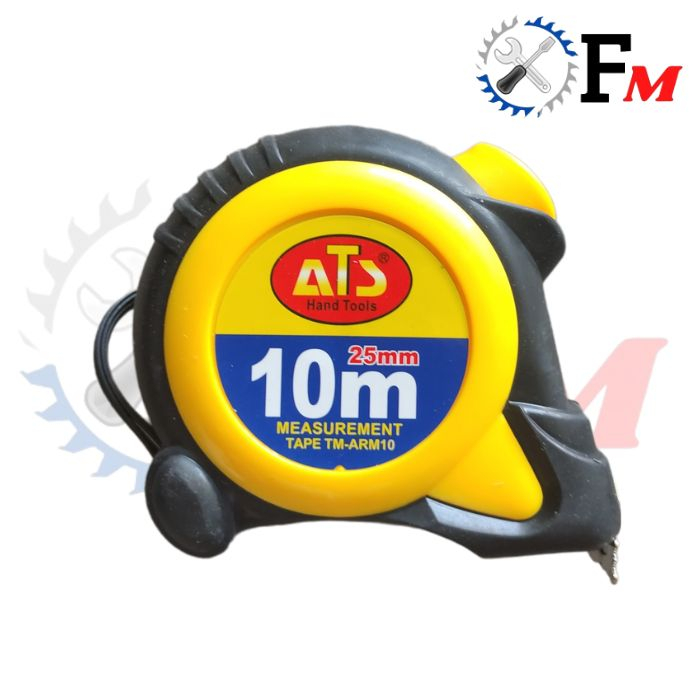 Jual Meteran Magnet Karet 10m Measuring Tape Autolock 10 M ATS