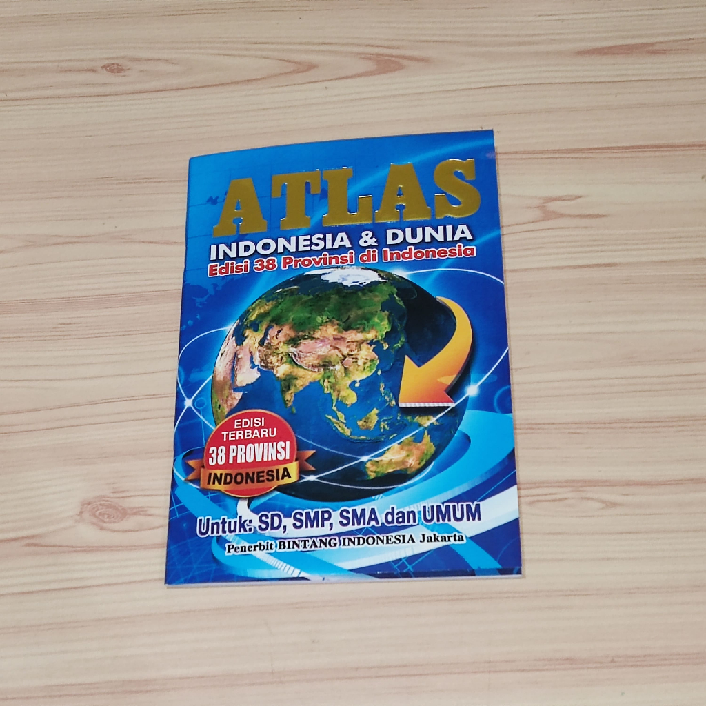 Jual Buku Atlas Indonesia Dan Dunia Edisi Lengkap 38 Provinsi Full