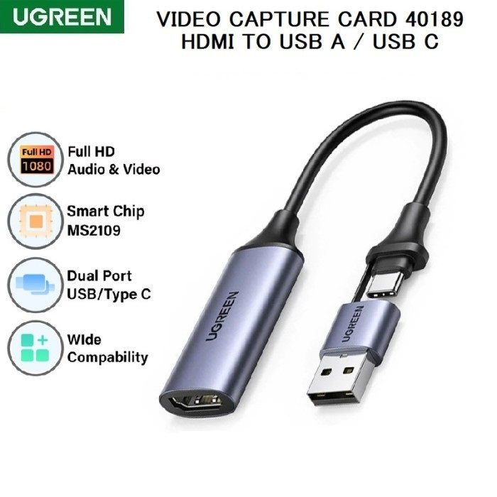 Jual Ugreen Hdmi Video Capture Usb A Type C Shopee Indonesia