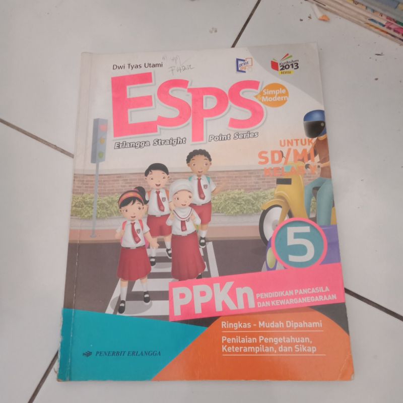 Jual Buku Esps Ppkn Kelas Sd Mi Shopee Indonesia