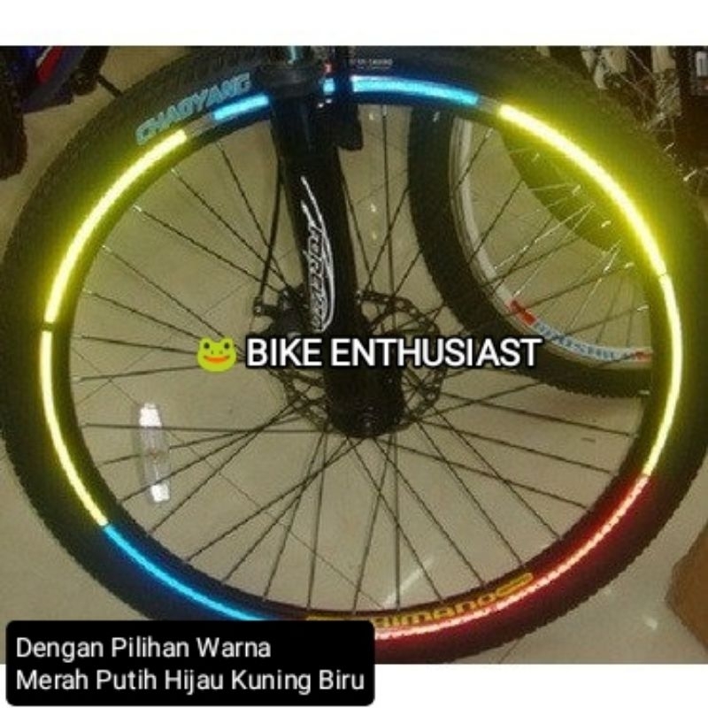 Jual Stiker Reflektor Velg Roda Sepeda Isi Strip Bicycle Wheel