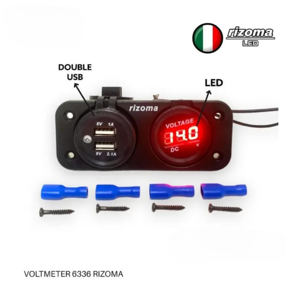 Jual VOLTMETER USB TANAM VOLTMETER AKI PLUS CHARGER HP USB MOTOR TANAM