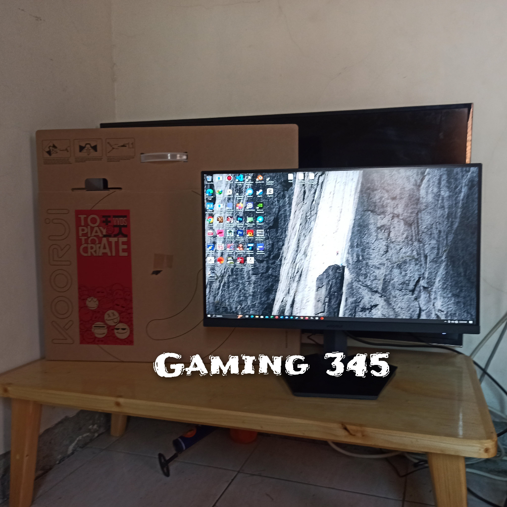 Jual Koorui E Inch Fhd Gaming Monitor Hz Ms Ips Panel Hdmi Dp