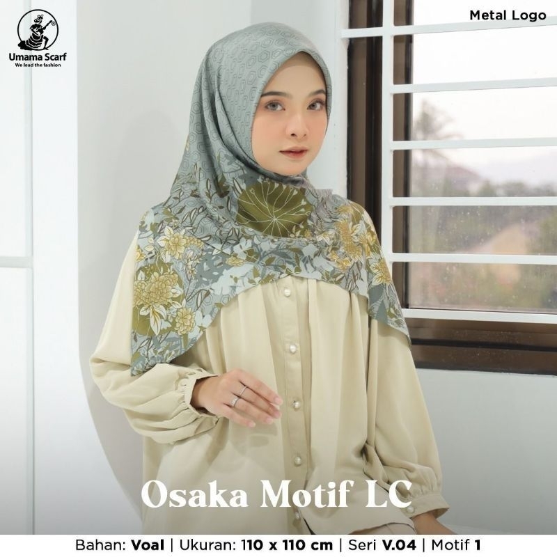 Jual Basic Voal Motif Lc Jilbab Segiempat Hijab Pesta Hijab Kantor