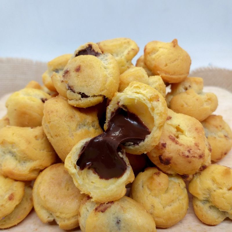 Jual Kue Soes Coklat Kering Duosus Kemasan 500 Gr Snack Hari Raya