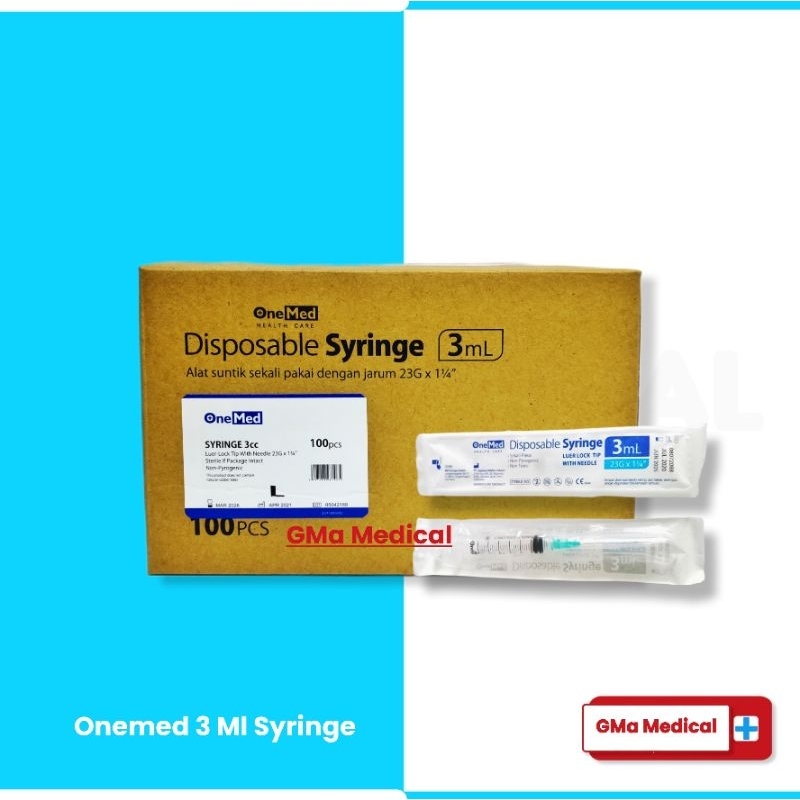 Jual Disposable Spuit 3 Ml Syringe Isi 100 Box Shopee Indonesia