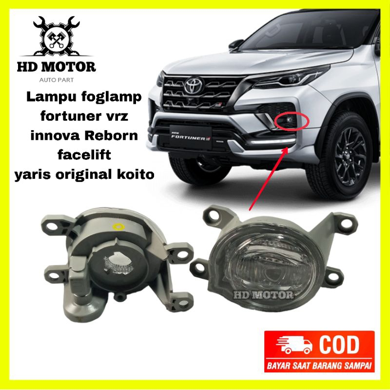 Jual Lampu Kabut Fog Lamp Foglamp Fortuner Vrz Innova Reborn Facelift