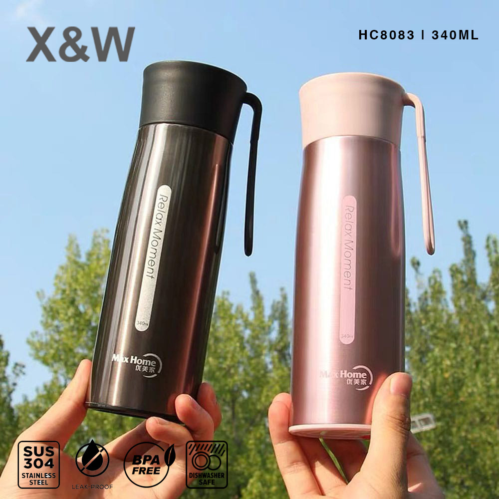 Jual X W Botol Minum HC 8083 Stainlees 304 Tumbler Tahan Panas BPA Free