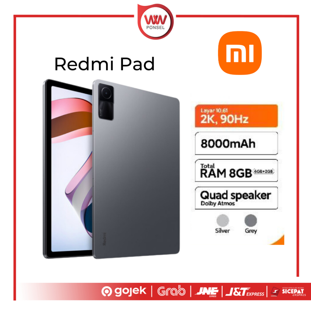 Jual Xiaomi Redmi Pad Ram Gb Internal Gb Prosesor Helio G Layar