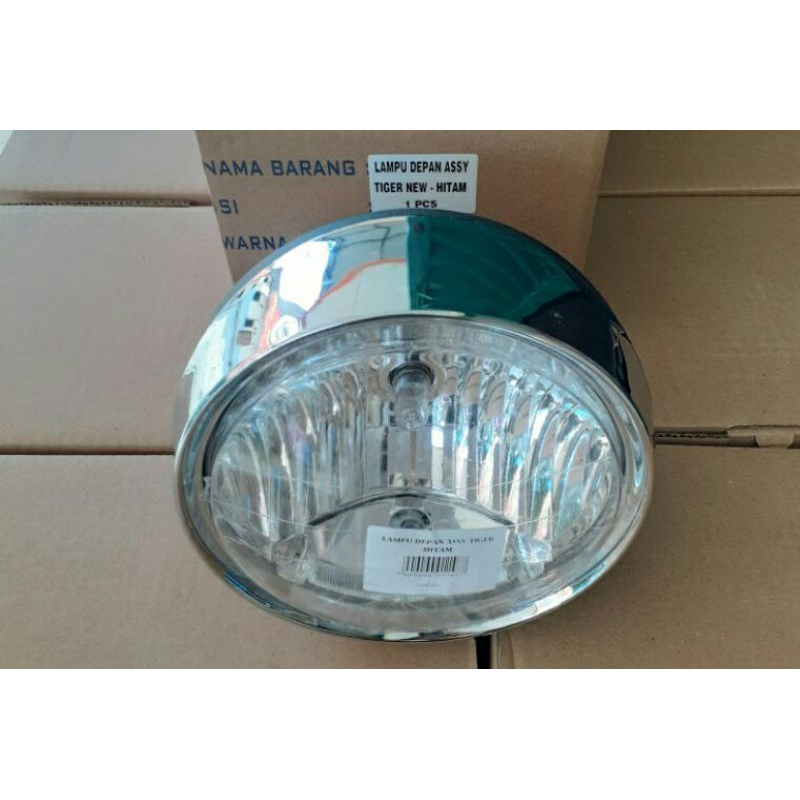 Jual Reflektor Lampu Depan Headlamp Tiger Revo Barong 7inch Shopee