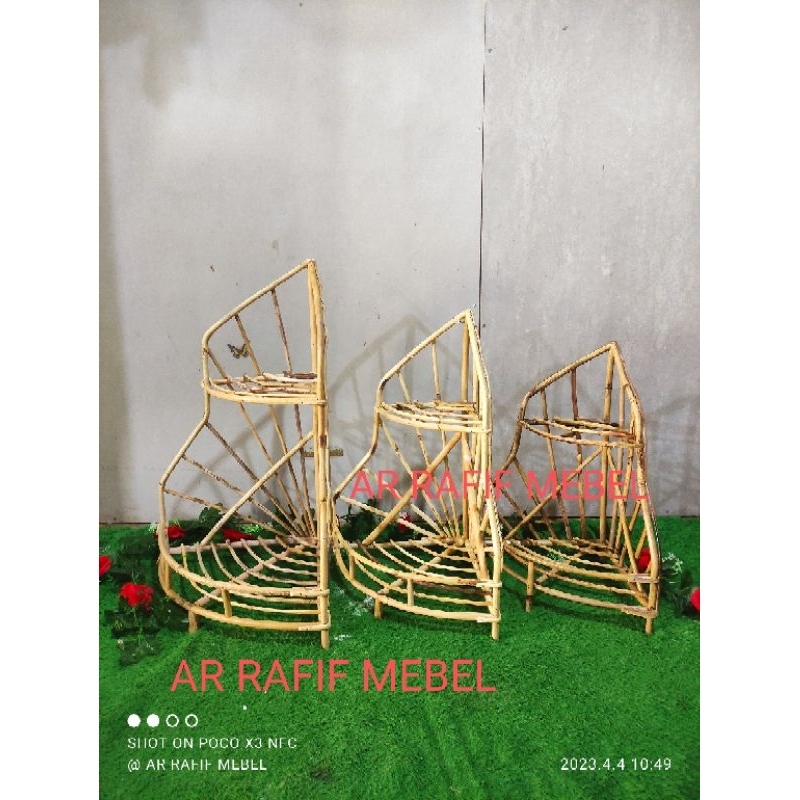 Jual Max Co 4 Pcs Keranjang Parcel Rotan Lebaran Susun 2 Shopee