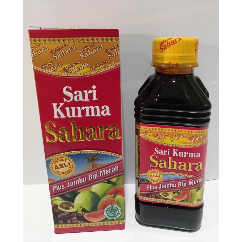 Jual Sari Kurma Sahara Plus Jambu Biji Merah Original Shopee Indonesia