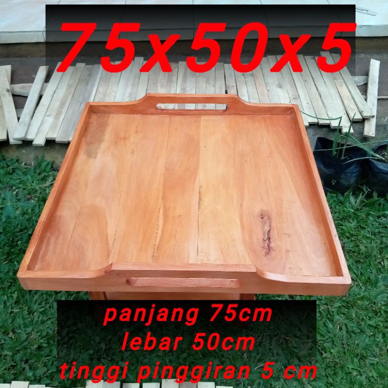 Jual Nampan Kayu Besar Baki Kayu Jumbo Hantaran Seserahan Shopee