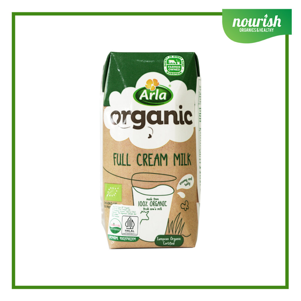 Jual Arla Organic Full Cream Milk Susu Full Krim Organik Ml