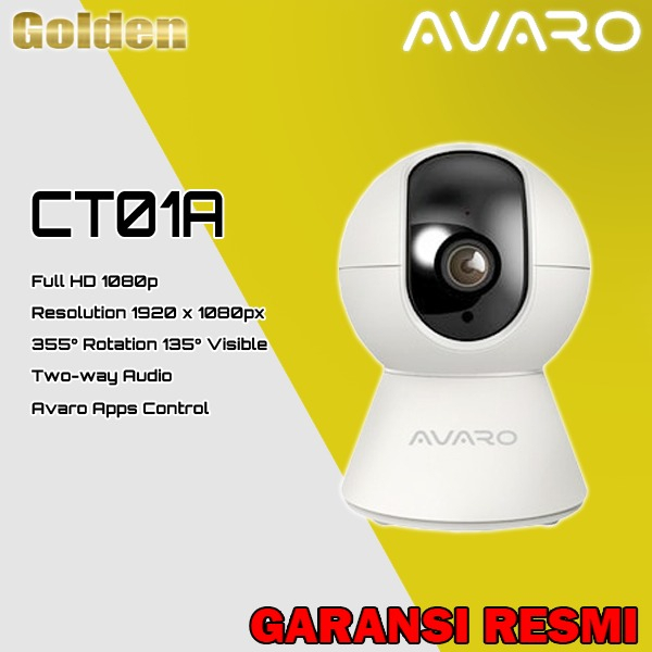 Jual AVARO CT 01A CT01A Smart IP Camera Ipcam Indoor Day And Night