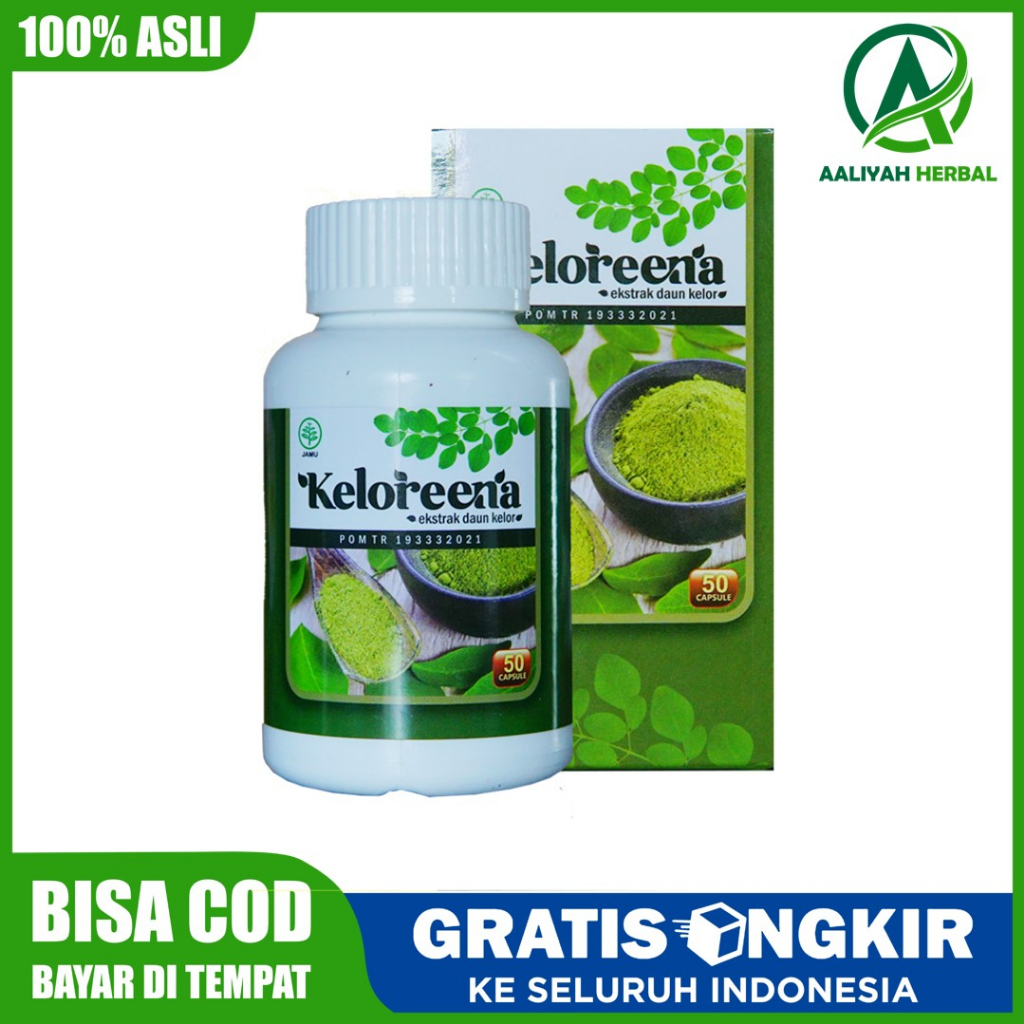 Jual Keloreena Kapsul Asli Ekstrak Daun Kelor Obat Segala