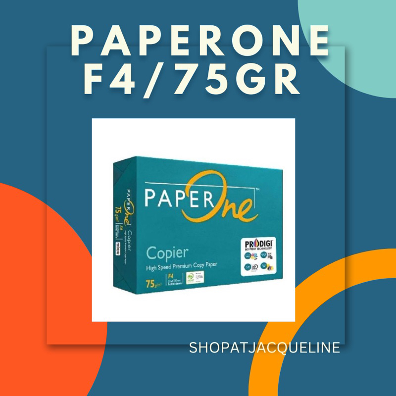 Jual Kertas HVS PaperOne Kertas F4 75gr 1 Rim 500 Lembar Kertas