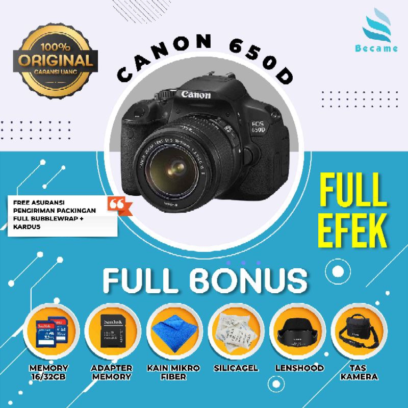 Jual Canon Eos D Lensa Kit Mm Memory Gb Tas New Garansi