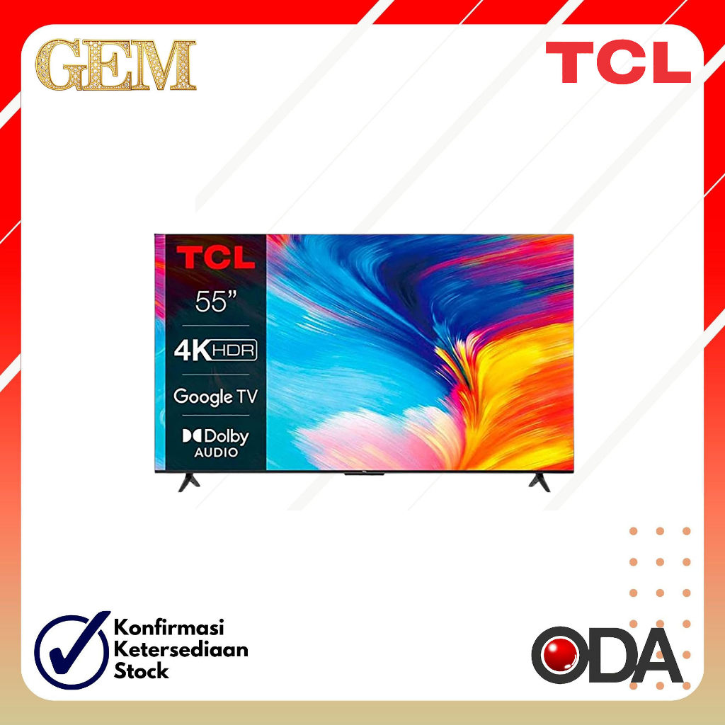 Jual TCL LED TV Smart UHD 4K 55 Inch 55P635 Shopee Indonesia