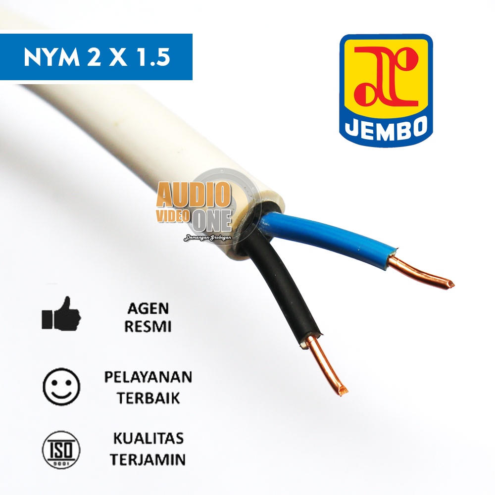 Jual Kabel Listrik Jembo NYM 2 X 1 5 Mm Tembaga Murni SNI Original Per