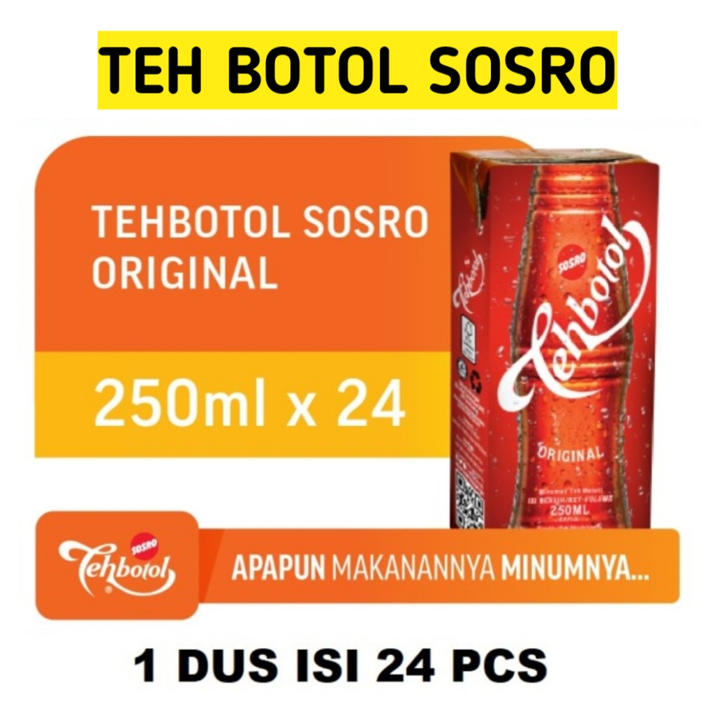 Jual Teh Botol Sosro Kotak Original Ml Harga Dus Isi Pcs