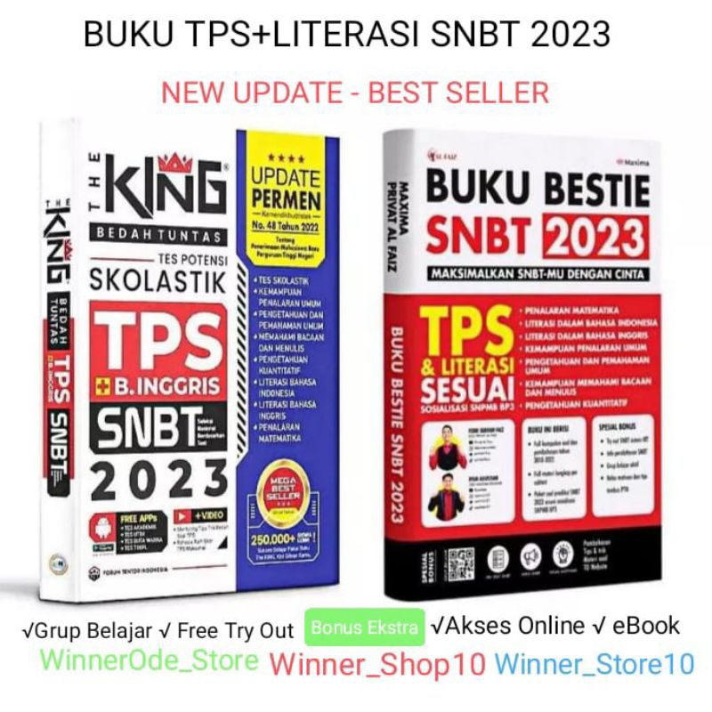 Jual Buku The King Bestie Tps Literasi Utbk Snbt Original