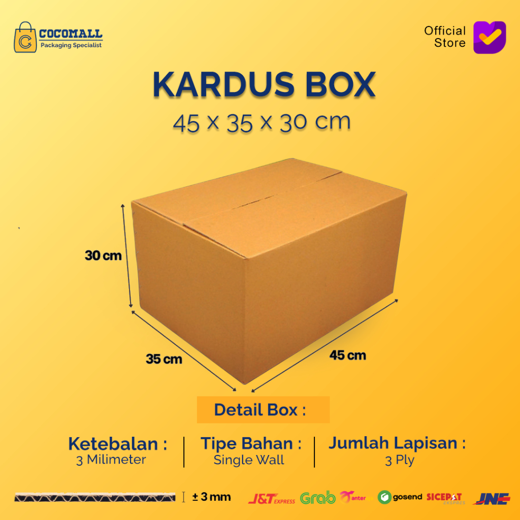 Jual Kardus Karton Box Besar X X Cm Kotak Dus Packing Packaging