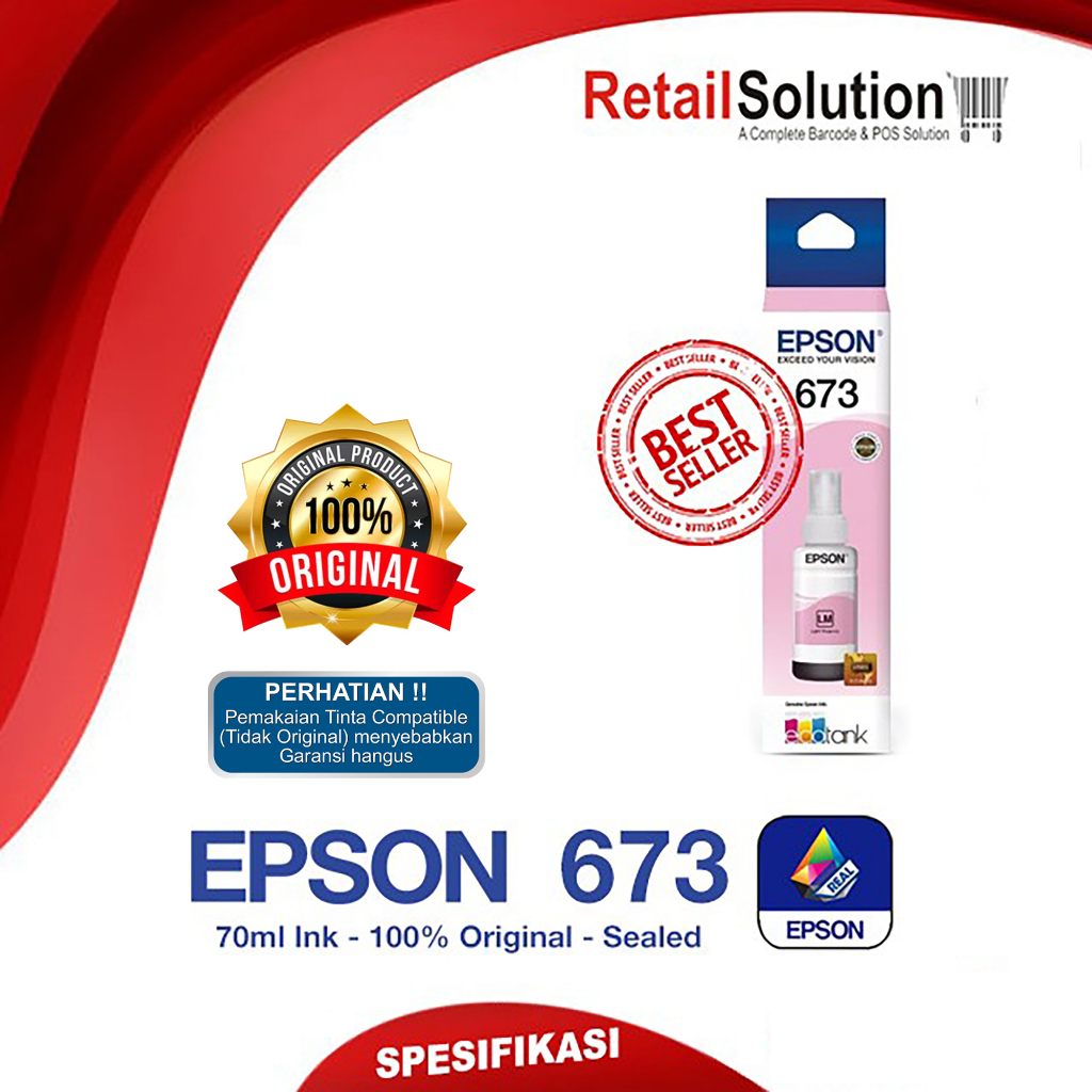 Jual Tinta Epson Light Magenta Original Tinta Epson L L