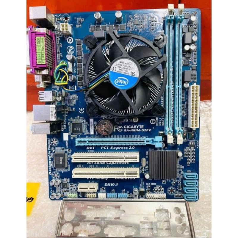 Jual Paket Mainboard H61 Prosesor I5 3470 Ivy Plus Fan Asus Gigabyte