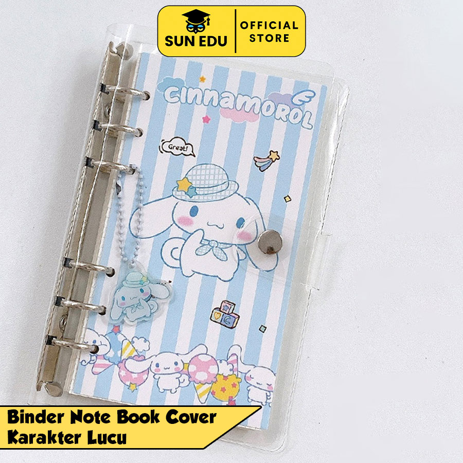 Jual Binder A6 Ring Sanrio Cute Notebook Buku Catatan Lucu Journaling