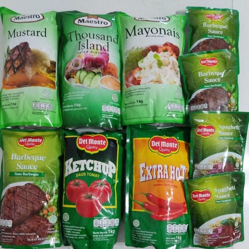 Jual DELMONTE MAESTRO Sambal Tomat Barbeque Mayonais Mayonaise