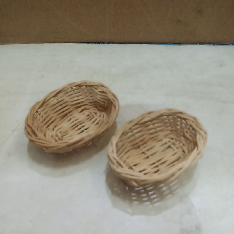 Jual Keranjang Rotan Mini Keranjang Souvenir Shopee Indonesia