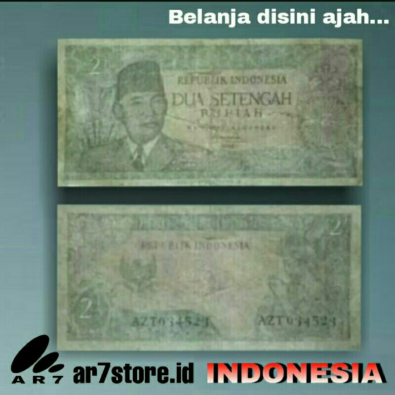 Jual Uang Kuno Rupiah Asli Seri Soekarno Uang Kuno Langka