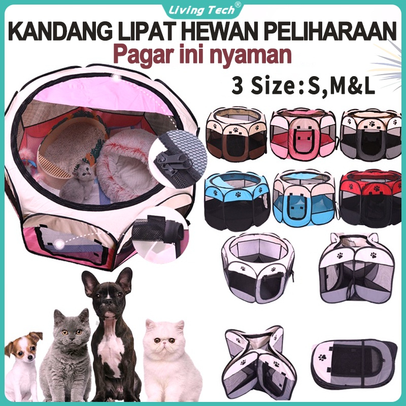 Jual Pagar Tenda Lipat Portabel Dengan Panel Untuk Anjing Kucing