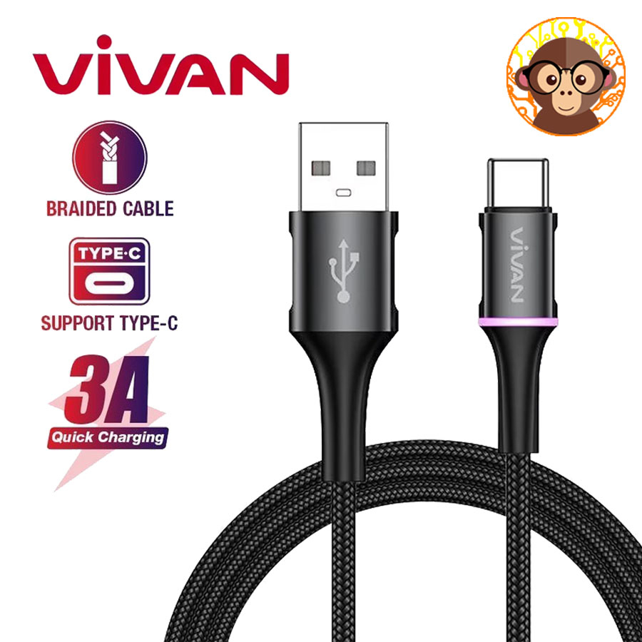 Jual Kabel Data Type C Vivan Vdc Vdc A Cm Cm Original