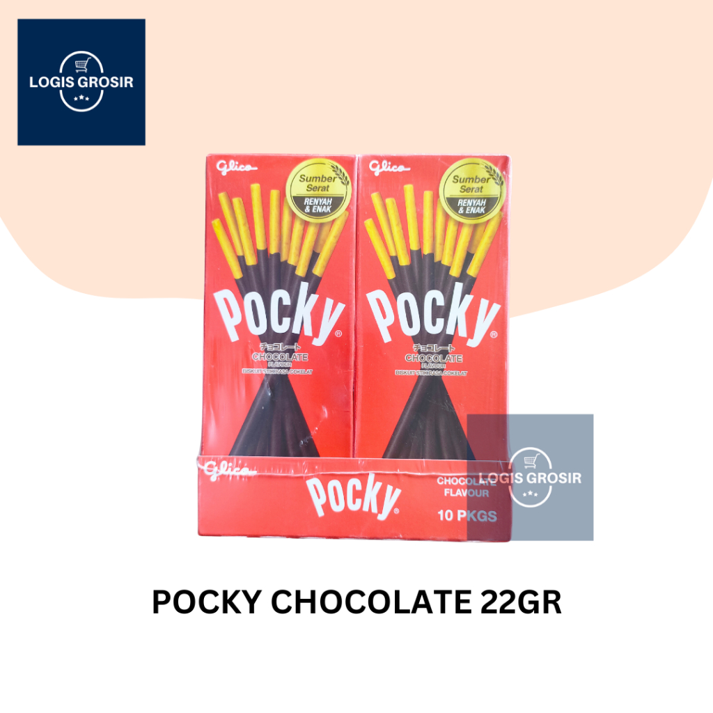 Jual Pocky Chocolate Flavour G Gr G Gr Biskuit Stik Cokelat