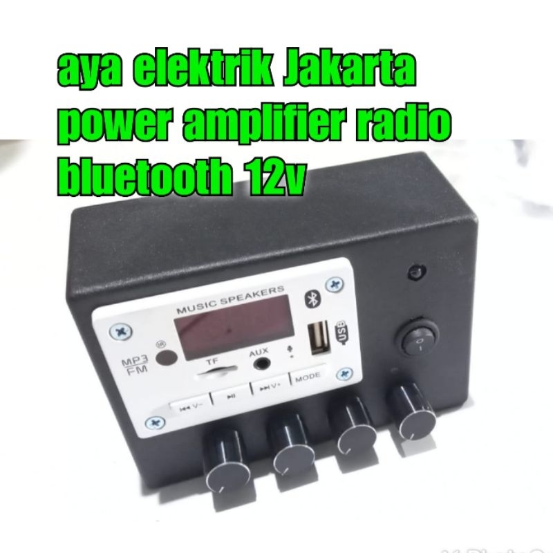 Jual Power Amplifier Ampli Mini Rakitan Bluetooth V Mp Player