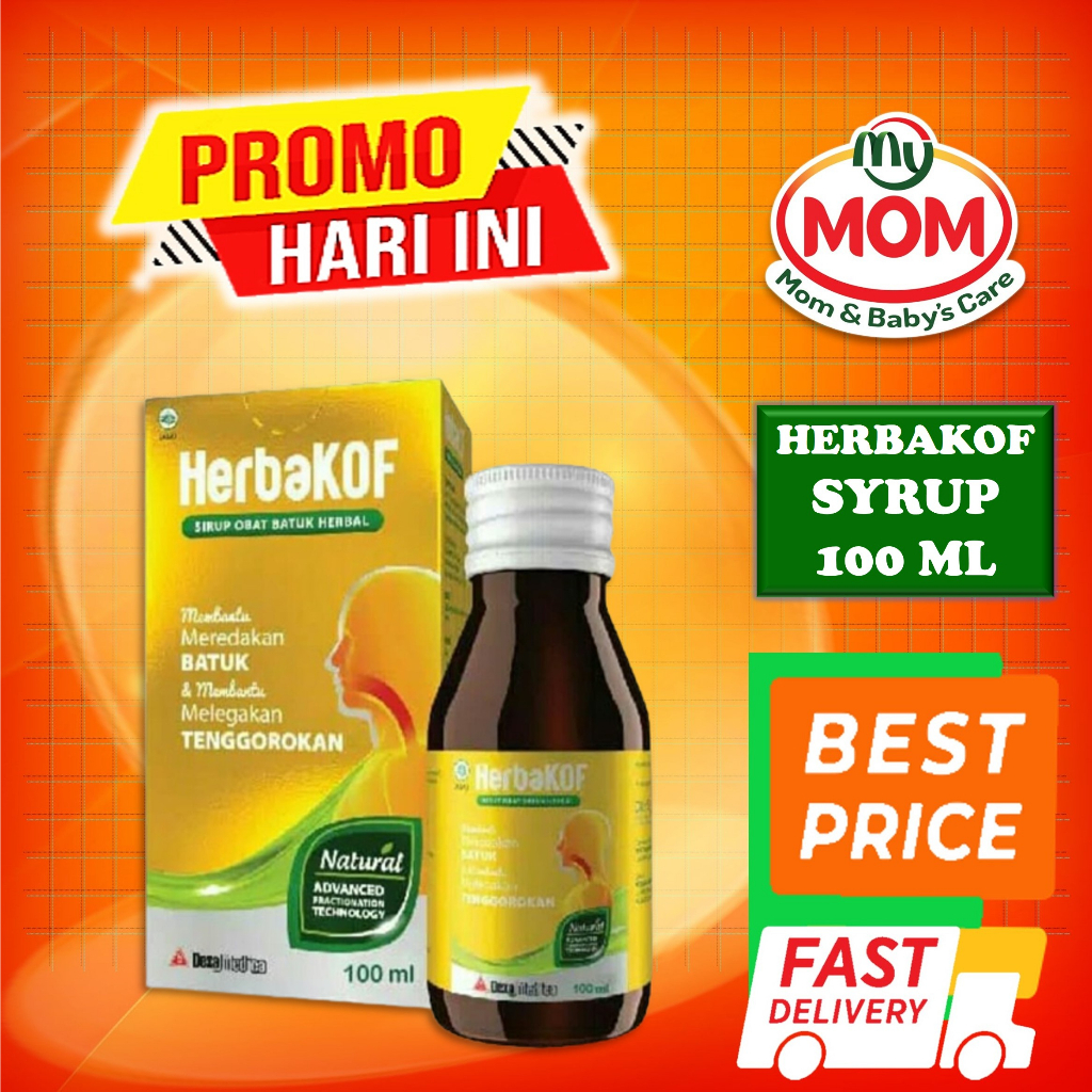 Jual Herbakof Sirup Isi Ml Ml Herbakop Obat Batuk Herbal