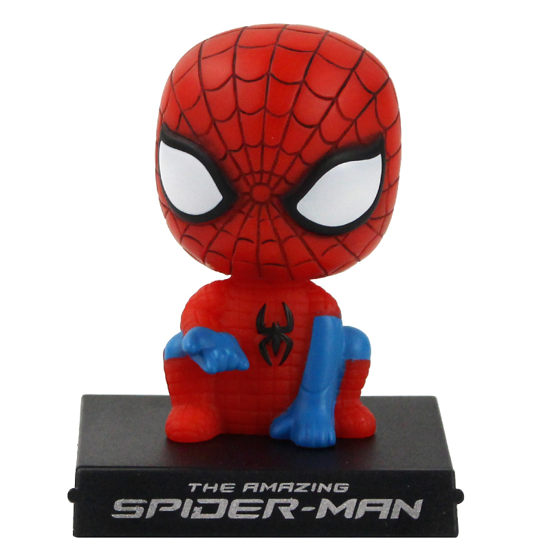 Jual Pajangan Dashboard Mobil Kepala Goyang Marvel SPIDER MAN Bobble