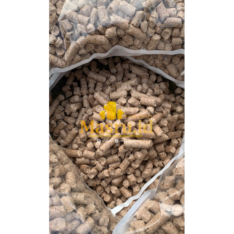 Jual WOOD PELLET 10 Kg Pelet Kayu Pasir Kucing Alas Kandang Hewan