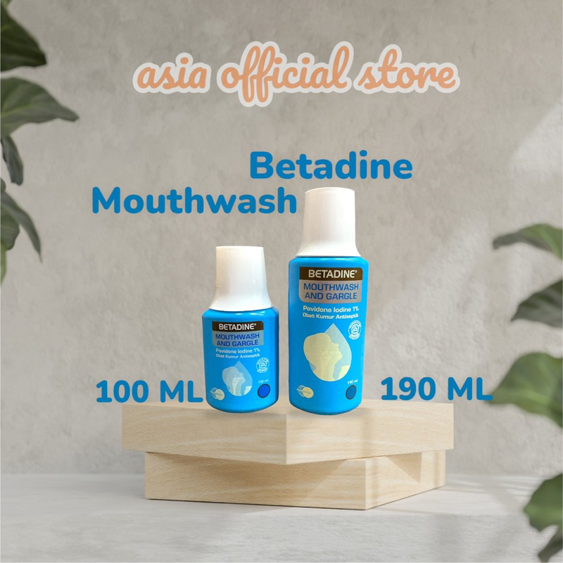 Jual Betadine Mouthwash And Gargle 100 ML 190 ML Obat Kumur